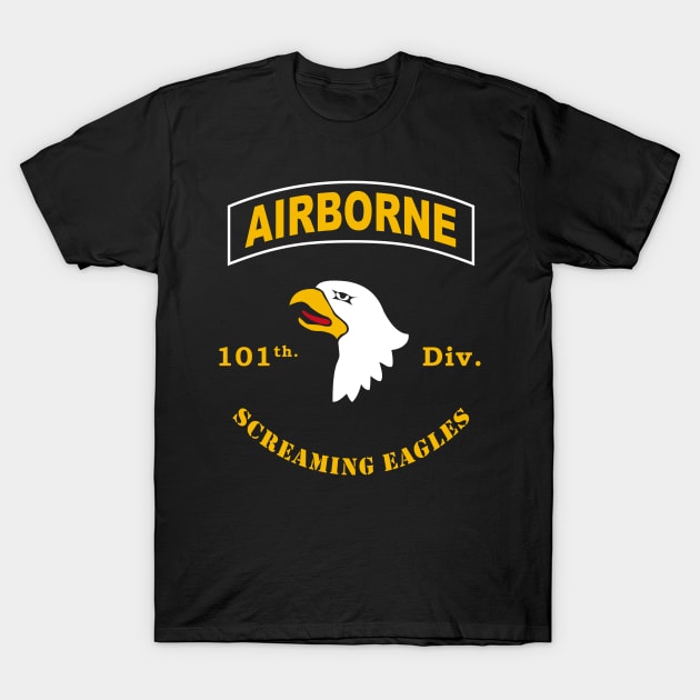 Airborne 101 T-Shirt by yukiotanaka